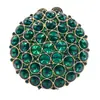 En stock Bolso de Noche Redondo Incrustado de Diamantes Bolso Joyas Nocturnas Bolso de Mano de Diamante Transfronterizo Bolso de Mano de Piedra Bolso de Mujer