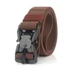 Cinto tático de camuflagem para atividades ao ar livre com fivela de sucção magnética para homens e mulheres, vedação de cintura conveniente para treinamento, cinto de nylon elástico tecido elástico