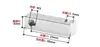 Conector de Barra de Aluminio Larga de 4 Agujeros Conector de Junta Móvil M4 M3 Conector Puente Adaptador de Fijación de Máquina