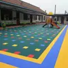 Piso Suspenseiro Montado Mig Clássico de Camada Dupla para Jardim de Infância Quadra Esportiva de Badminton Basquete ao Ar Livre Tapete Esportivo de PP Antiderrapante