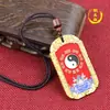 Token Colgante de Montaña Taoísta de Cobre Estilo Antiguo Llavero de Coche Accesorio Insignia Tai Chi Venta al por Mayor