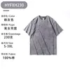 Camiseta de Algodão Puro 230g Estilo Oversize Floco de Neve Frito Moda de Rua Masculina Marca de Roupa Impressão Personalizada Impressão DTG Personalizada