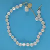 Collar de Perlas Irregulares Estilo Coreano y Japonés de Lujo Ligero para Mujer, Cadena para Clavícula de Diseño de Nicho de Moda de Verano, Cadena de Cuello Versátil de Aleación