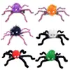 Nuevo Tocado de Araña para Mascota Broma DIY Pinza de Pelo de Araña Estéreo Gato y Perro Fiesta de Halloween Pinza para el Pelo Decorativa