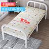 Cama plegable individual para el hogar, cama sencilla, oficina, siesta, dormitorio, descanso para el almuerzo, cama pequeña, casa de alquiler, cama de hierro para adultos