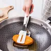 Espátula de Aço Inoxidável 410 Pinça de Alimentos Para Churrasco Peixe Pão Panqueca Grelha Coreana Ferramenta de Cozinha