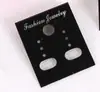 3.5*5cm blanco cartón para aretes gancho tarjeta para aretes puede colgar aretes embalaje tarjeta repujada tarjeta plata 925 tarjeta gruesa