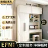 Armario con escritorio y estantería integrados para apartamentos pequeños, habitaciones infantiles, escritorios de estudio para estudiantes, escritorios de computadora para dormitorio en casa