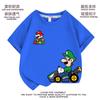 Camiseta Transfronteriza Luigi Infantil Manga Corta 1 de Junio Disfraz de Actuación de Jardín de Infancia Algodón Dibujos Animados Verano Camiseta Interior para Niños 7