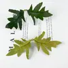 Ventas Directas de Fábrica Serigrafía de Hoja Simulada Flor de Crisantemo de Garra Bífida Decoración del Hogar Decoración de Hojas Diseño de Paisajismo Accesorios para Plantas Verdes