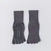 Calcetines de yoga de cinco dedos para mujer, calcetines antideslizantes profesionales para Pilates, calcetines de entrenamiento para otoño e invierno, deportes de interior y fitness, calcetines de dedos separados