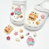 Zuecos Lindos y de Moda Estilo Ins Accesorios DIY Hebillas de Zapato Desmontables Flor de Zapato de Ballet Dibujos Animados 3D Accesorios