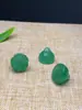 Ágata Verde Brasileño Vaina de Loto DIY Calcedonia Aventurina Semilla de Loto Accesorios Venta al por Mayor en Stock Colgantes Collares Pulseras