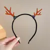 2026 Nuevo Festival de Navidad Pinzas para el Cabello de Niña Adorno para la Cabeza Estilo Bosque Linda Diadema de Astas Accesorios para Fotos de Ambiente