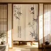 Nova Cortina de Porta Estilo Chinês Feng Shui Cabaça Resolvida Pano Bloqueador de Cortina Cortina de Porta de Entrada Cortina Oposta à Porta Cortina de Divisória para Quarto Banheiro