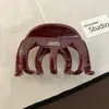 Pinza para el pelo grande y elegante de lunares estilo coreano para recogidos en la parte posterior de la cabeza, elegante accesorio para el pelo con forma de tiburón para niñas