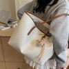 2025 Bolsa Retrô Elegante e de Alta Qualidade Grande Capacidade Feminina de Verão para o Trabalho Ombro Tote Bag