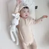 Mameluco Térmico de Manga Larga para Bebé Niños y Niñas, Pelele Grueso y Cálido para Otoño e Invierno