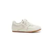 Zapatillas de Entrenamiento Alemanas de Lino Retro Personalizadas para Mujer Nuevas Versátiles Punta Redonda con Cordones Casuales Zapatillas Deportivas Suela Plana Zapatos Forrest Gump Zapatos de Skate