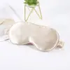 Máscara de Olhos de Seda Dupla Face para Dormir, Aviação, Respirável, Bloqueadora de Luz, Compressa Quente de Seda de Amora, Compressa Fria, Máscara de Olhos de Seda de Gelo Atacado