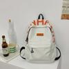 Mochila Transfronteriza 2026 de Alto Valor con Estampado de Letras, Sencilla y Versátil, Estilo Universitario para Estudiantes de Secundaria, Preparatoria y Primaria