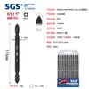 Fábrica de Origen Bit de Destornillador Ph2 Fosfatado en Negro S2 Doble Cara en Forma de Cruz Fuerte Magnético Bit de Destornillador Destornillador Eléctrico