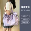 Bolsa casual de lona de nylon com cordão, bolsa de lona promocional de marca corporativa de grande capacidade feita sob medida com logotipo personalizado