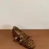 Sapatos Mary Jane quadrados de design retrô francês com tiras cruzadas para mulheres, novos sapatos de balé versáteis para o verão e outono de 2026
