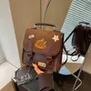 Cross-border Niche Backpack 2026 Autumn New Retro Fashion Daily Commute Simple Backpack College Student School Bag