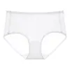 Ropa interior de nailon para mujer, Bragas antibacterianas de ácido poliláctico para mujer, Entrepierna extendida, Absorbente de sudor, Transpirable, Ropa interior de cintura media