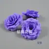 Simulación flor de rosa de 8 cm cabeza de rosa flor artificial rosa simulación flor DIY bola de flores boda hortensia guía de camino