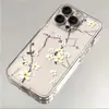 738 Gardenia Manzana 17PROMAX funda de teléfono 16/15/14 funda espacial 13/12 transparente 11 funda suave anticaída