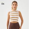 Roupas Europeias e Americanas para Emagrecimento, Esportes, Yoga, Secagem Rápida, Uso Externo Casual, Corrida, Fitness, Tops de Alta Qualidade, Coletes Listrados