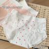 7A Roupa Íntima de Algodão Antibacteriano Feminina Cintura Média Floral Macio Ceroso Amigável à Pele Estudante Confortável Respirável Calcinha Roupa Íntima