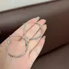 Pendientes Circulares Geométricos Elegantes Minimalistas Estilo Coreano con Plata Triturada, Pendientes Audaces Exagerados de Moda Europeos y Americanos para el Día a Día