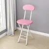 Suministro Directo de Fábrica Silla Plegable Silla de Comedor para el Hogar Silla Sencilla Silla de Ocio con Respaldo Taburete Silla Taburete Redondo Portátil para Adultos