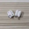 Blanco 4.5*6 POM Conector de Cuenta Tirador Accesorios para Persianas Verticales Persianas Enrollables Hebilla de Cuenta Tirador