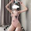 Lencería sexy mono bidimensional sexy verano delgado traje de baño juego de rol pasión tentación traje sin tirantes