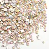 Resina Mixta Ss6-30 Color Ab Diamantes de Imitación para Uñas Planos Base Perforada DIY Funda de Teléfono Oso Violento Accesorios de Ropa Al por Mayor