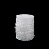 Accesorios DIY para Bodas Cortina de Cuentas de Cristal Colgante para Escenario de Boda Rollo de Cadena de Cuentas Conectadas Acrílicas Transparente de 10 mm
