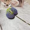 Flores Artificiales de Anturio Simuladas Se Pueden Enviar en Flores Artificiales para Flores de Boda y Palmeras Grulla de Fuego 13cm Ramos Simulados con Acabado de Alta Gama