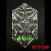 Lámpara de Cristal de Lujo Ligero Accesorios de Vidrio Piezas Colección Piezas de Vidrio con Forma de Copo de Nieve Accesorios de Iluminación para Sala de Estar Comedor Dormitorio