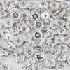Peças Planas Coloridas em Formato de Roda com Diamantes Eletrodepositados em Vários Tamanhos Acessórios para Joias DIY Contas Espaçadoras Feitas de Material de Ferro Atacado do Fabricante
