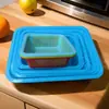 Cesta de Plástico para Verduras Marco Rectangular Pequeña Lavado Cocina Comercial Distribución Drenaje Blanco Espesado Malatang Almacenamiento
