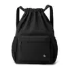 Mochila de Cordão Grande Capacidade Genuína Simples da Moda Estilo Coreano Encomenda Personalizada para Mulheres Esportes ao Ar Livre Viagem Mochila de Cordão