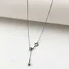 Contas de Aço Inoxidável DIY Corrente Universal Colar Ajustável Galvanizado a Vácuo 18K Corrente Lateral Corrente Cruzada Colar Não Desbota