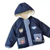 Chaqueta de invierno gruesa para niños, nuevo estilo 2026, abrigo acolchado de algodón para bebés niños, ropa de algodón impermeable ligera, moderna