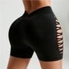 2025 Pantalones de Yoga Melocotón Trasero Sin Costuras Levanta Glúteos Secado Rápido Transpirable Ropa de Yoga Recorte Lateral Fitness Deportes Shorts de Mujer