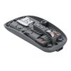 Mouse Inalámbrico Bluetooth Tres Modos Transparente Recargable Silencioso Portátil Tablet Notebook Oficina Ratón Femenino