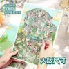Senhor. Adesivos de Paisagem 3D em Papel Série Caleidoscópio 3 Cena de Jardim Estilo Europeu Divertido Alívio do Estresse Diário Colagem Arte